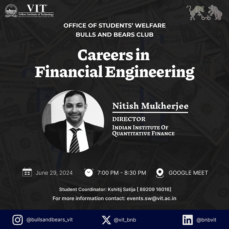 Career in Financial Engineering Vit